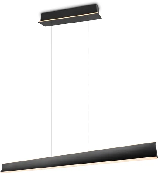 Trio Leuchten Cimolto led hanglamp zwart incl ci-mote afstandsbediening